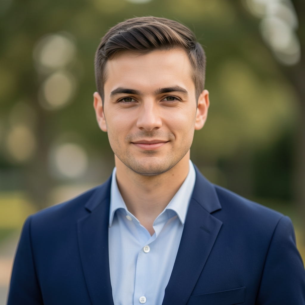 Портрет Драгана Јовановића, технолошког уредника Pecana, мушкарац у тамноплавој кошуљи